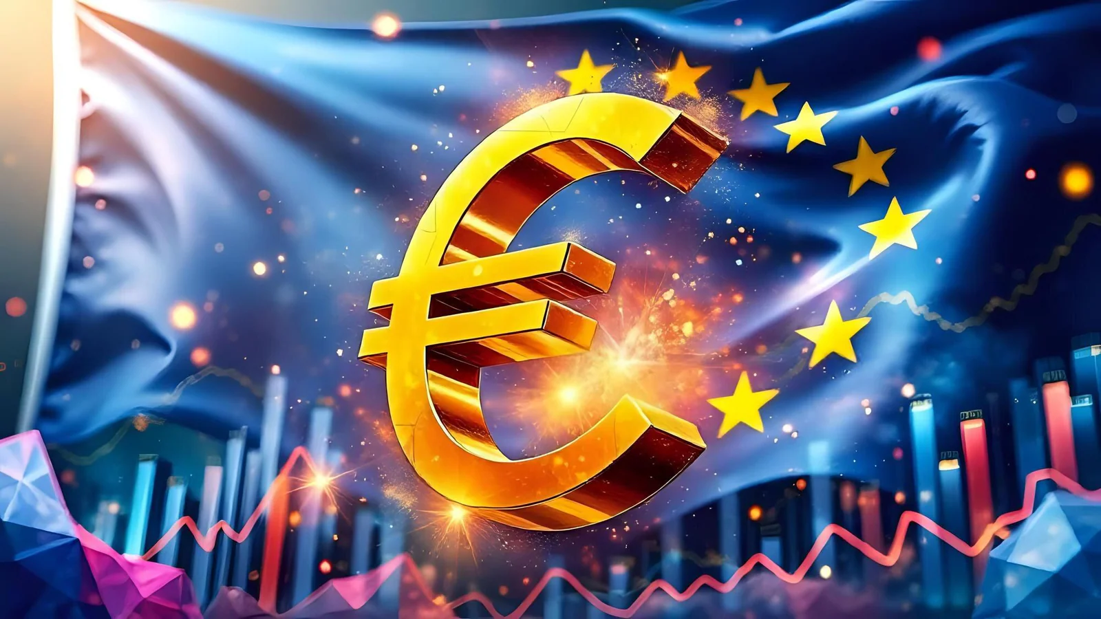 Euro och europeisk finansmarknad som illustration till ECB:s räntebesked och inflationsutsikter