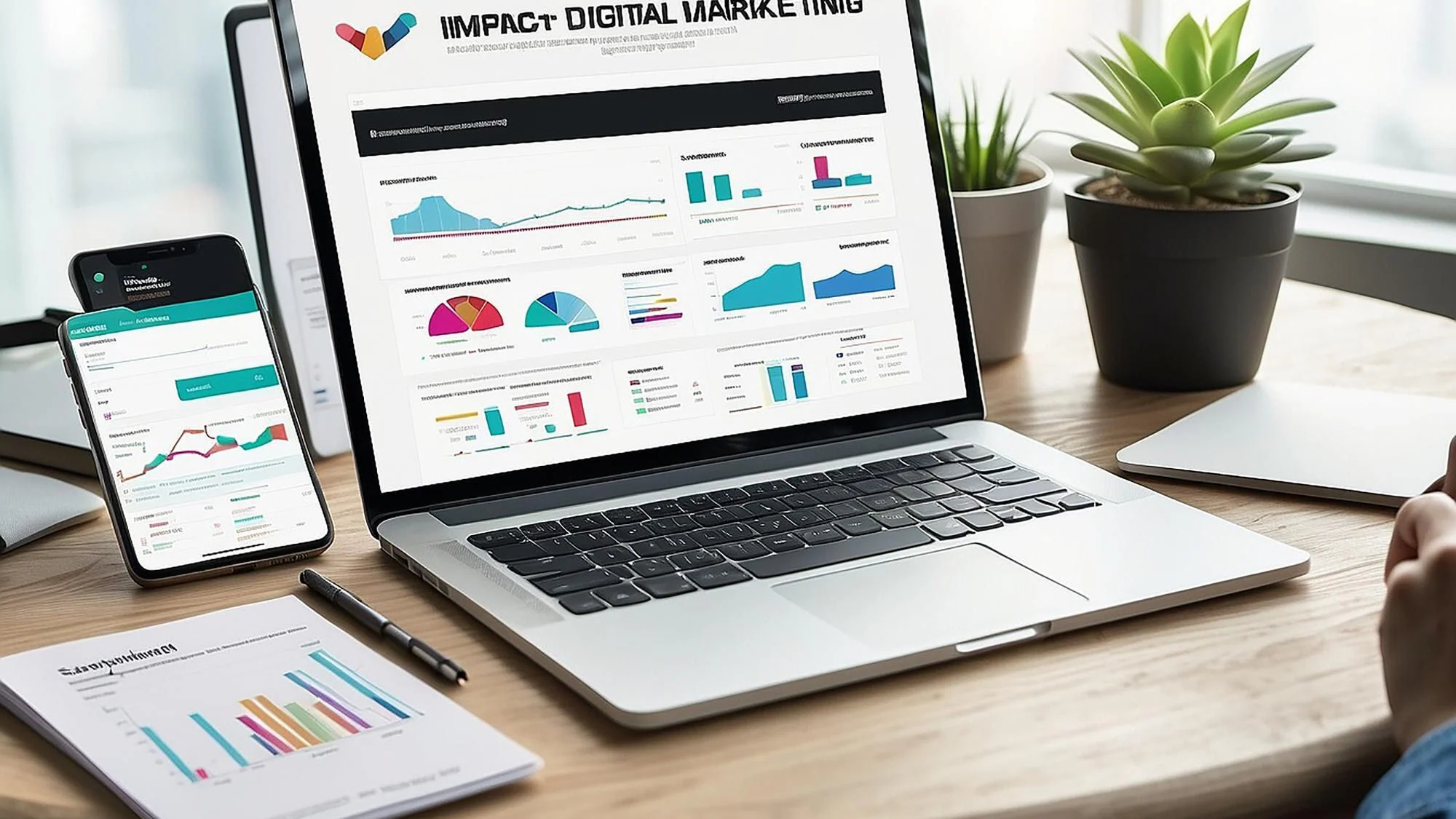 Analys av digital marknadsföringskampanj med mätvärden för att jämföra SEO och betald sökannonsering